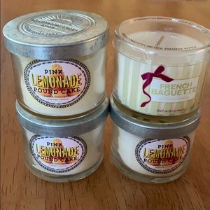 4 mini candles